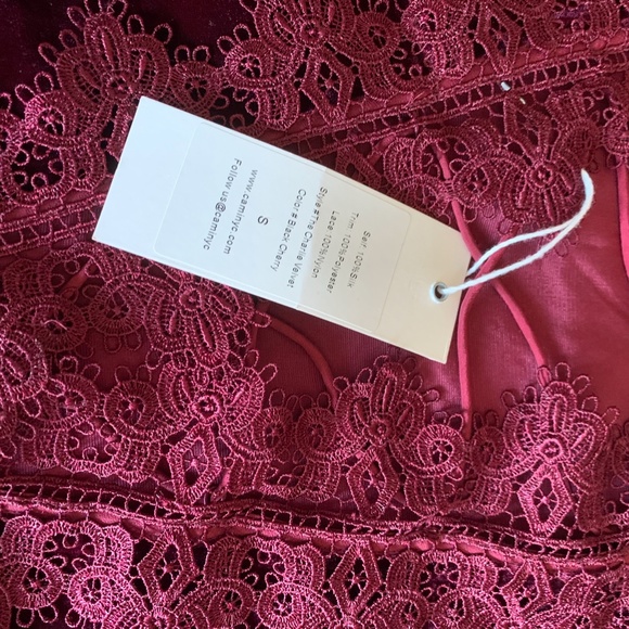 Cami NYC Charlie Cami - Red Velvet - Picture 2 of 3